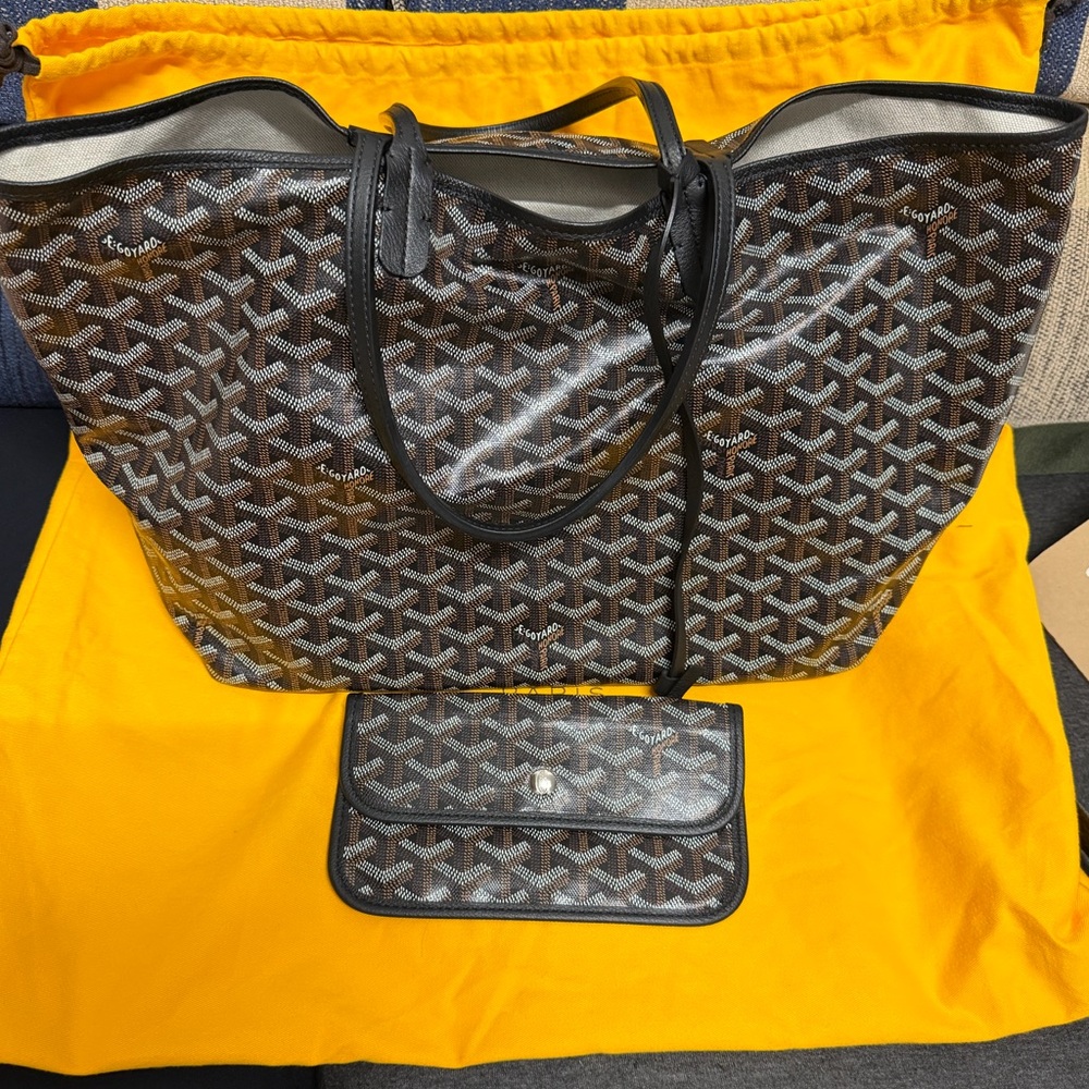 Goyard Black St.Louis Tote PM Bag 🖤
